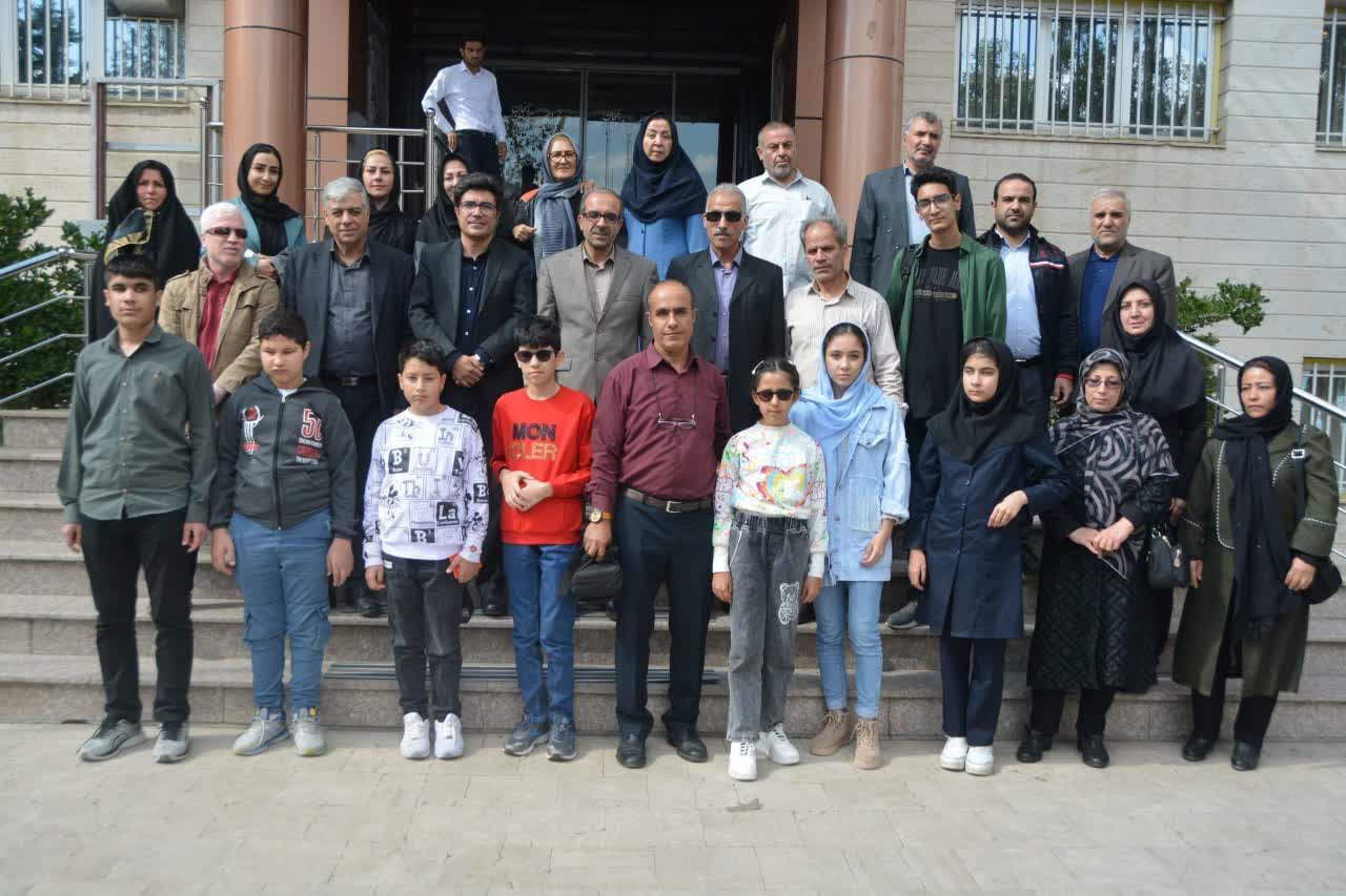قهرمانان نابینا و کم بینای دو و میدانی کار زنجانی تجلیل شدند